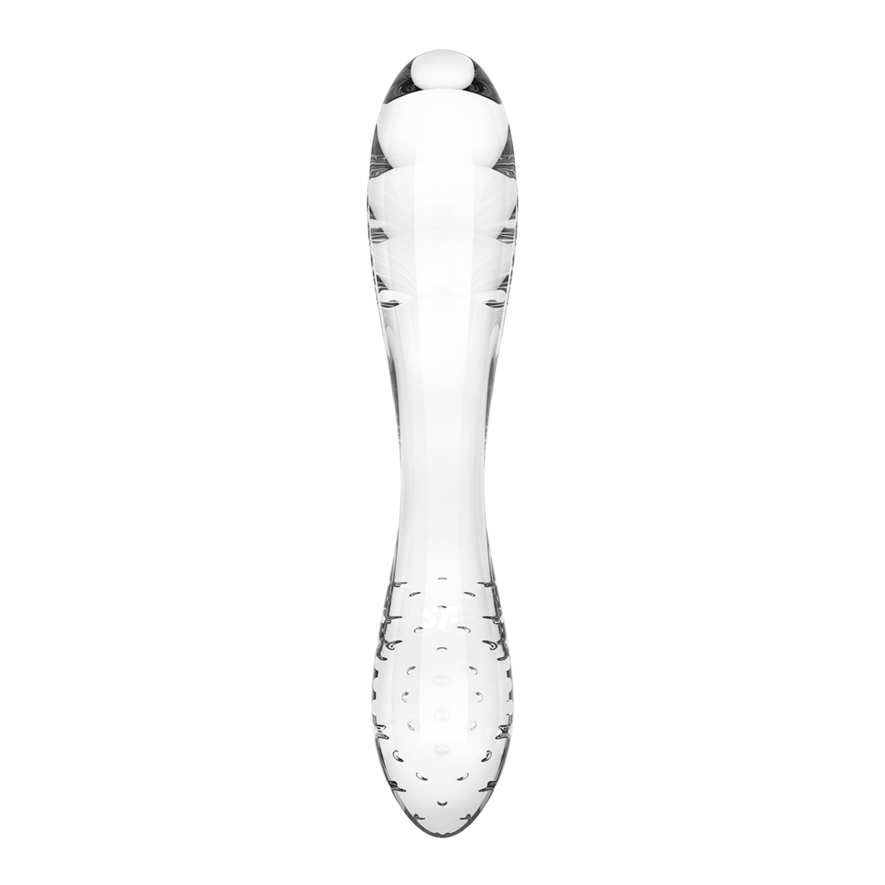 Двосторонній скляний дилдо Satisfyer Dazzling Crystal 1 Transparent, дуже міцний, без стопера - Зображення 4