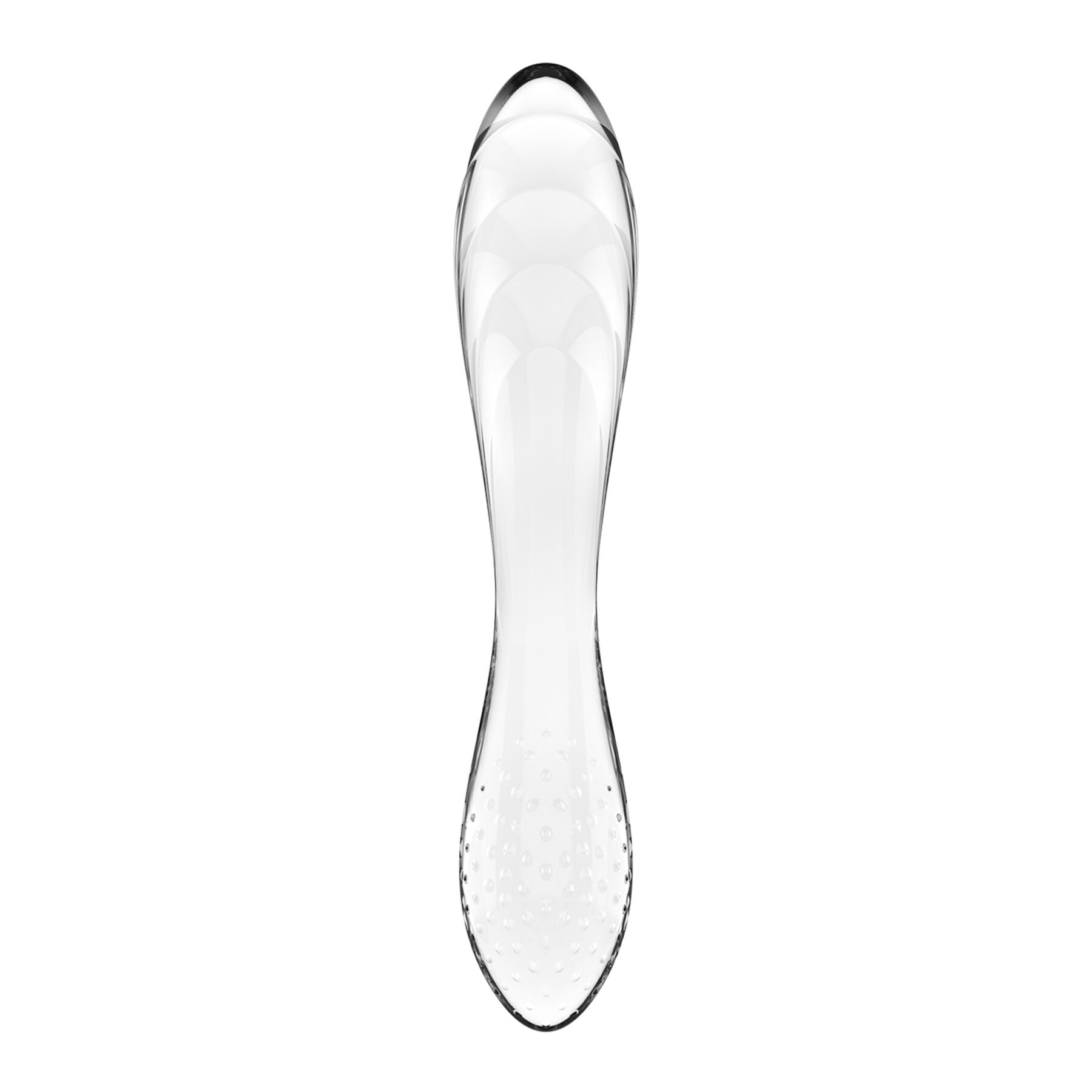 Двосторонній скляний дилдо Satisfyer Dazzling Crystal 1 Transparent, дуже міцний, без стопера - Зображення 2