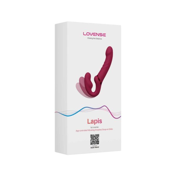 Безремінний смарт-страпон Lovense Lapis vibrating strapless strap-on, 3 мотори - Зображення 9