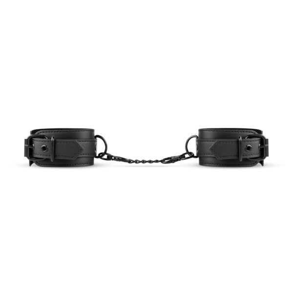 Поножі Bedroom Fantasies: Faux Leather Ankle Cuffs, чорні - Зображення 6