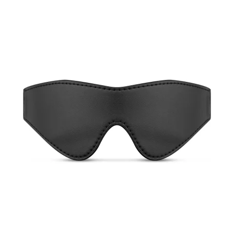 Маска Bedroom Fantasies: Faux Leather Blindfold, чорна
