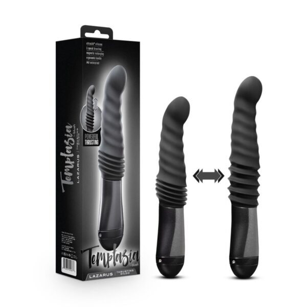 Пульсатор Temptasia by Blush - Lazarus Thrusting Dildo - Black - Зображення 7