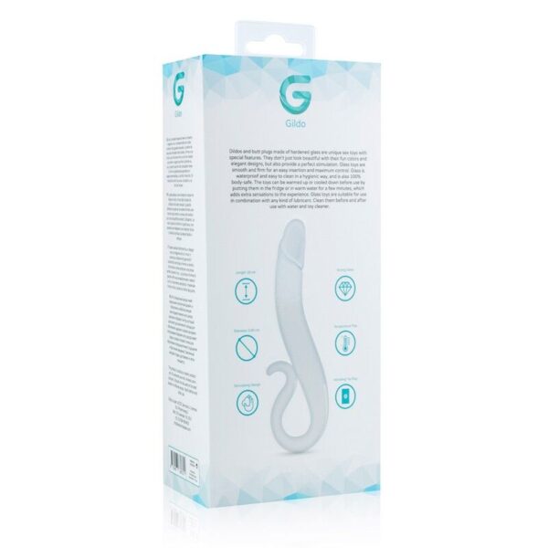 Скляний дилдо Gildo Glass Dildo No. 14, реалістична головка - Зображення 5
