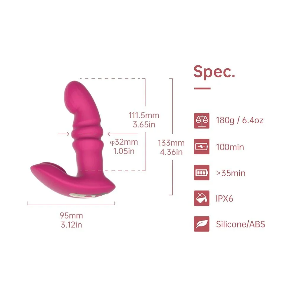 Смарт вібратор-пульсатор Fun Town Jive Pink, імітація фрикцій - Зображення 2