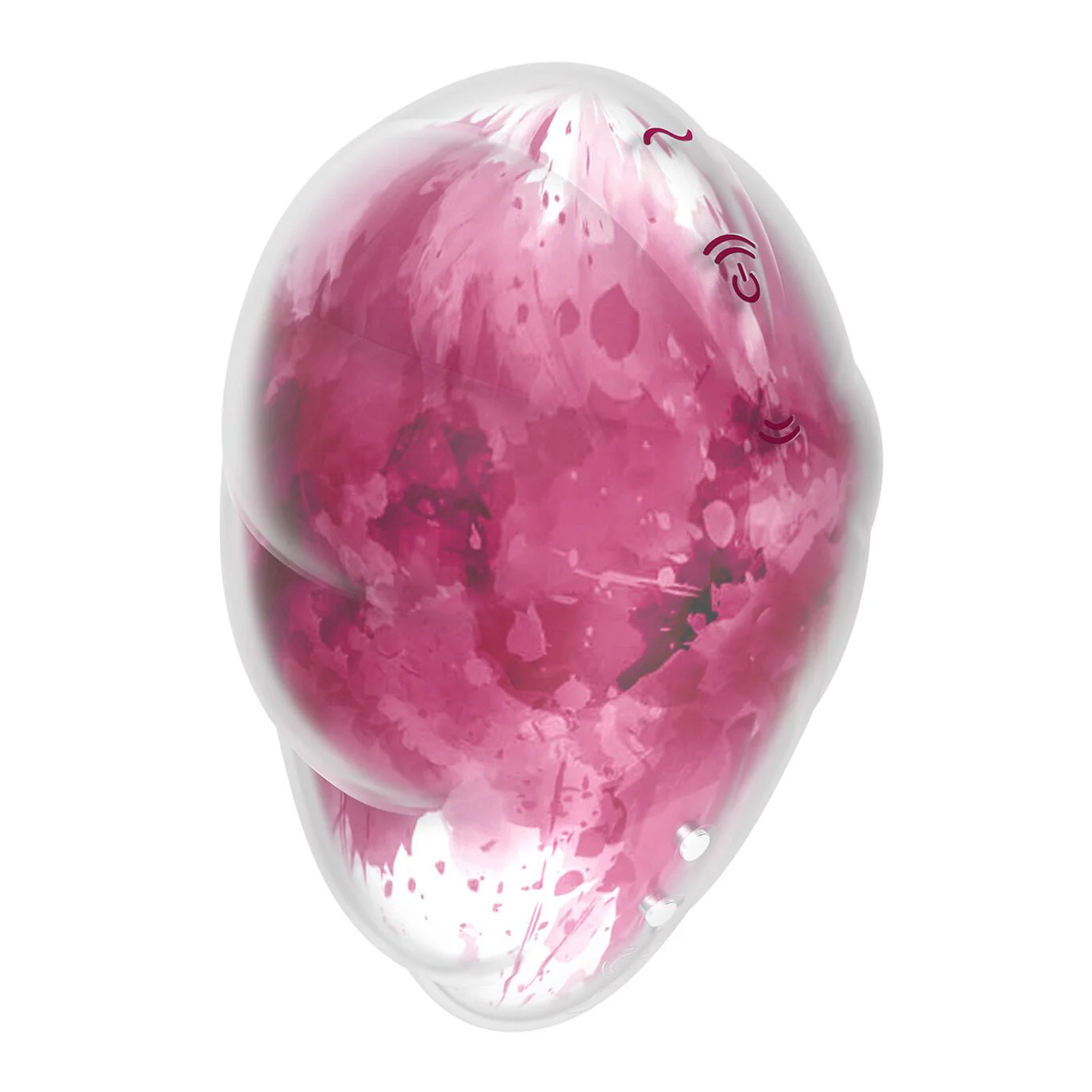 Вакуумний стимулятор з вібрацією Satisfyer Cloud Dancer Red - Зображення 4