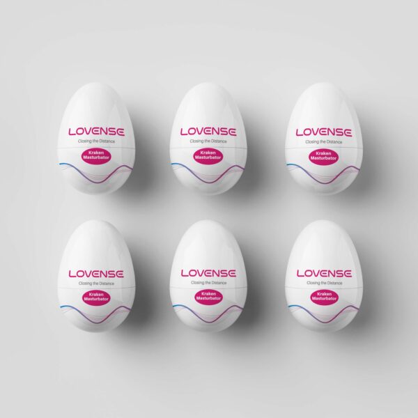 Набір мастурбаторів-яєць Lovense Kraken masturbator egg box, 6 штук, різна текстура - Зображення 4