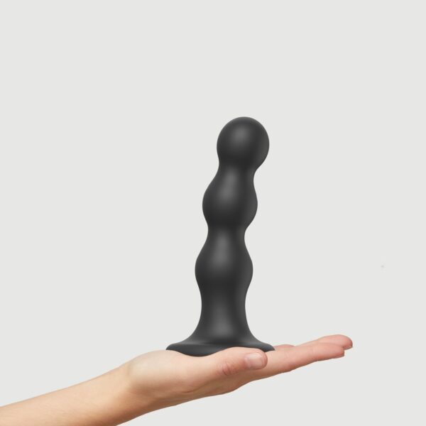Насадка для страпона Strap-On-Me Dildo Plug Balls Black L - Зображення 2