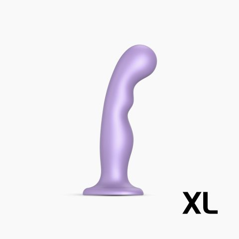 Насадка для страпона Strap-On-Me Dildo Plug XL, металевий ліловий