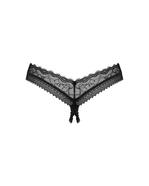 Трусики Obsessive Medilla crotchless thong XL/2XL - Зображення 4