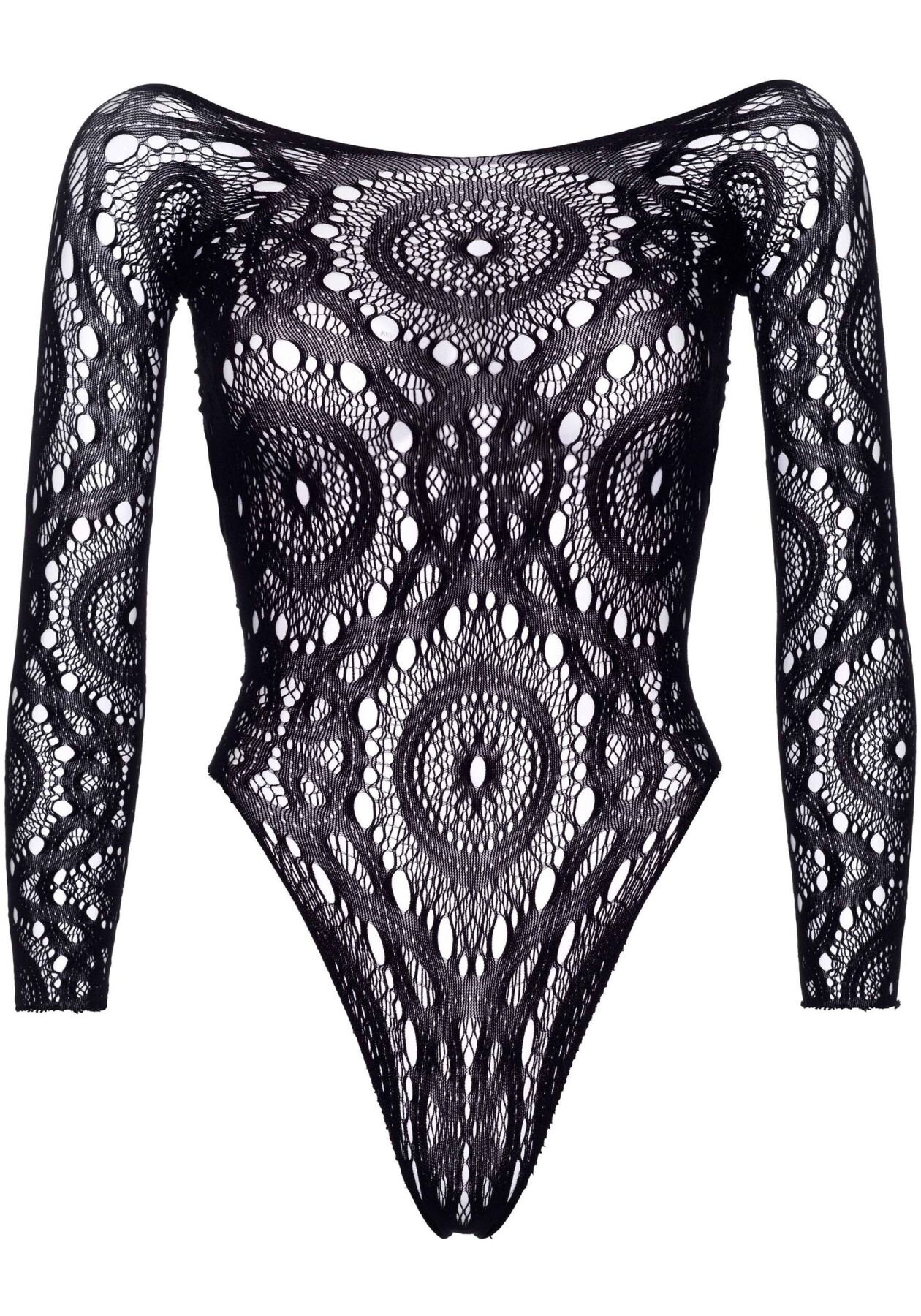 Еротичне боді-бодістокінг Leg Avenue Snap crotch thong back teddy Black S/M - Зображення 3