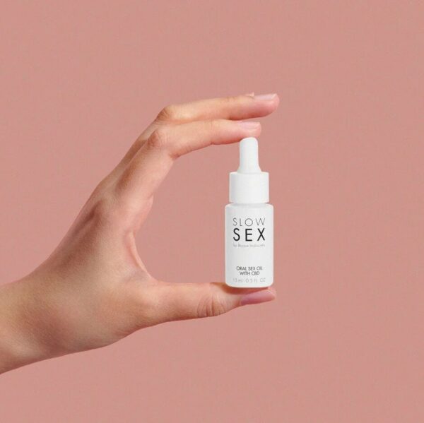 Олія для орального сексу Bijoux Indiscrets Slow Sex Oral Sex Oil CBD (15 мл) - Зображення 2