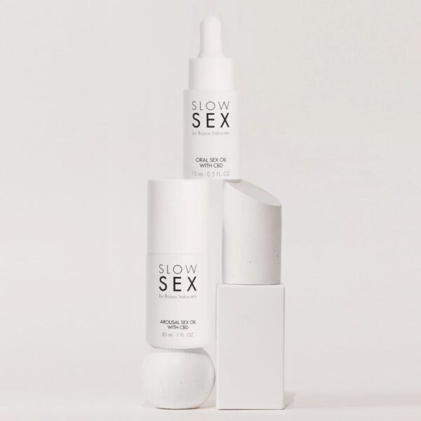 Олія для збудження Bijoux Indiscrets SLOW SEX Arousal Sex Oil CBD (30 мл) - Зображення 5