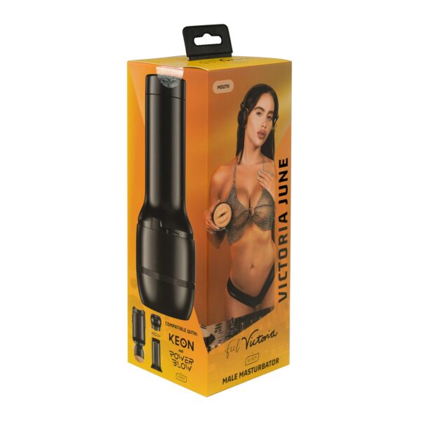 Мастурбатор-ротик Kiiroo FeelVictoria Mouth зі всмоктувальною інтерактивною насадкою PowerBlow Combo - Зображення 8