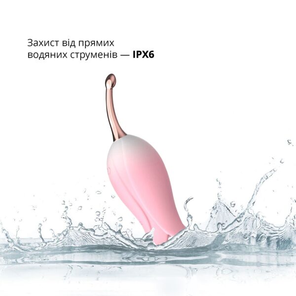 Ультразвуковий вібратор для клітора Otouch Bloom Ultrasonic Clitoris, 2 доп насадки - Зображення 5