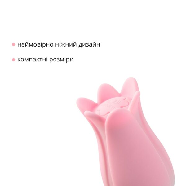 Ультразвуковий вібратор для клітора Otouch Bloom Ultrasonic Clitoris, 2 доп насадки - Зображення 4