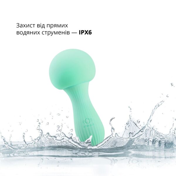 Вібромасажер Otouch MUSHROOM Teal, 7 режимів, функція нічника, технологія «старт-стоп» - Зображення 5