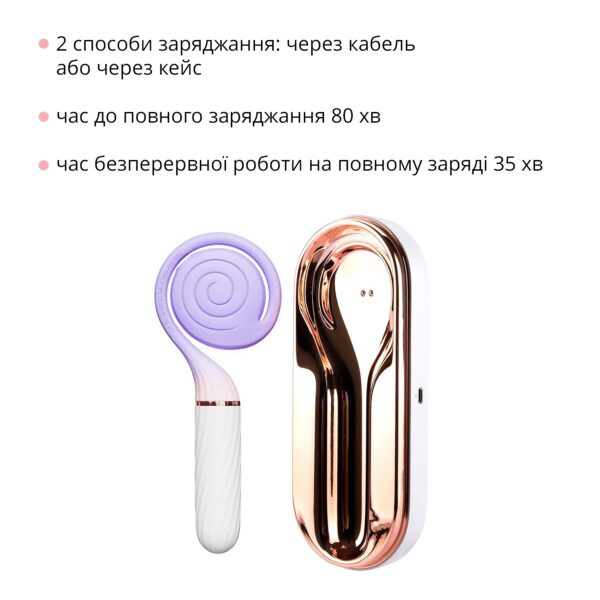 Пульсатор з вакуумною стимуляцією Otouch LOLLIPOP Purple - Зображення 5