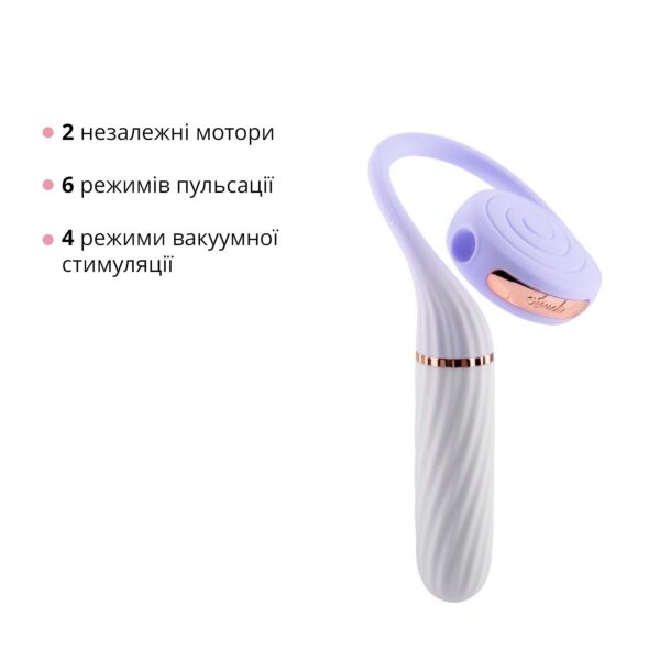 Пульсатор з вакуумною стимуляцією Otouch LOLLIPOP Purple - Зображення 3