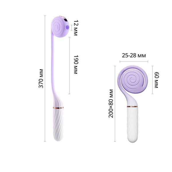 Пульсатор з вакуумною стимуляцією Otouch LOLLIPOP Purple - Зображення 2