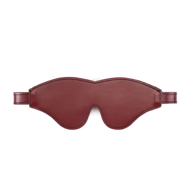 Шкіряна маска на очі Liebe Seele Wine Red Blindfold - Зображення 4