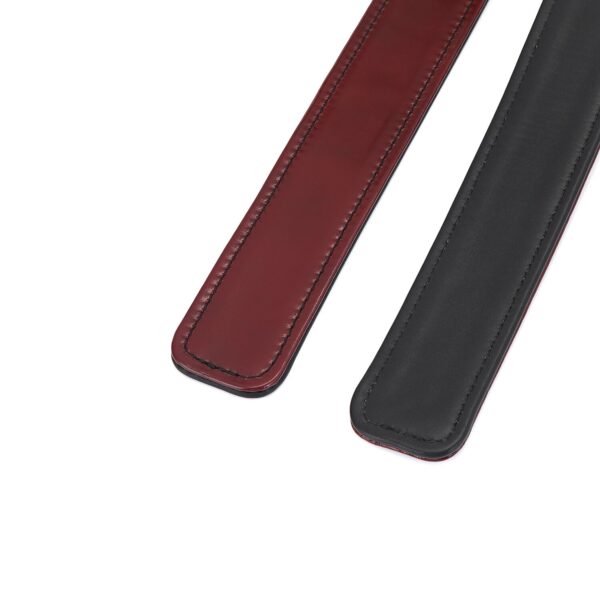 Фіксатори для стегон Liebe Seele Wine Red Thigh Cuffs S Size, натуральна  шкіра - Зображення 5