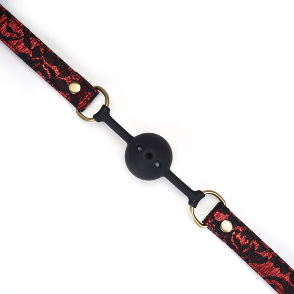 Повітропроникний кляп Liebe Seele Victorian Garden Ball Gag - Зображення 4