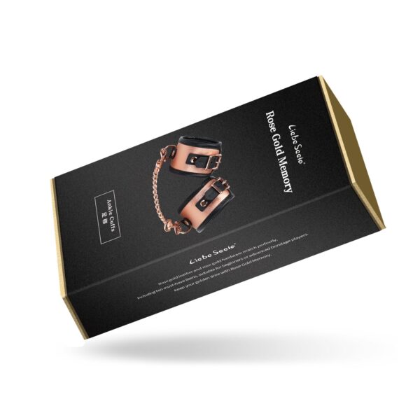 Поножі Liebe Seele Rose Gold Memory Ankle Cuffs, натуральна шкіра, рожеве золото - Зображення 12
