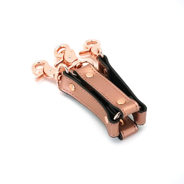 Хрестовина для фіксації Liebe Seele Rose Gold Memory Hog Tie, натуральна шкіра, рожеве золото - Зображення 6