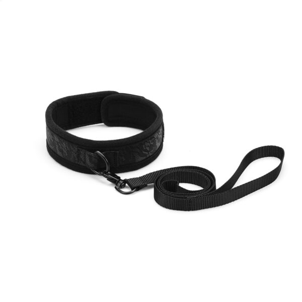 Набір Liebe Seele Black Lace and Neoprene 11pcs Bondage Kit, анальна пробка з кристалом, віброкуля - Зображення 6