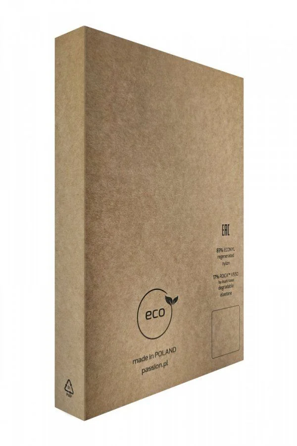 Еротичні колготки-бодістокінг Passion ECO S007 black - Зображення 7