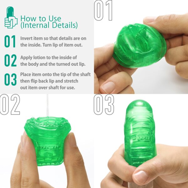 Стимулятор для ерогенних зон Tenga UNI Emerald - Зображення 3