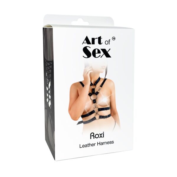 Сексуальна портупея жіноча Art of Sex - Roxi, розмір XS-2XL, колір чорний - Зображення 5