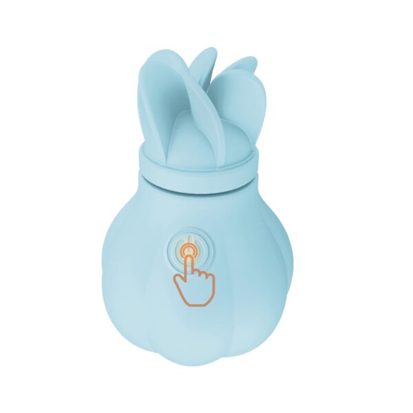 Вібратор Adrien Lastic Caress Blue з насадками для стимуляції ерогенних зон, які обертаються. - Зображення 6