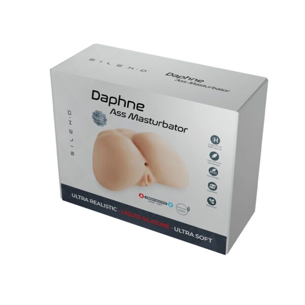 Мастурбатор-попка з двома входами SilexD Daphne Ass Masturbator, суперреалістичний, термореактивний - Зображення 6