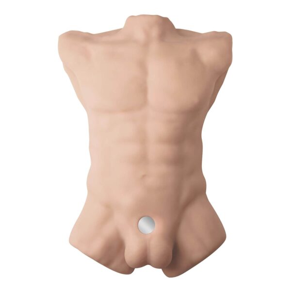 Торс з фалоімітатором на присосці SilexD Apollo L Male Torso, суперреалістичний, термореактивний - Зображення 2