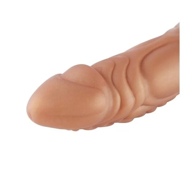 Силіконовий дилдо Hismith Slightly Curved Silicone Dildo Monster Series - Зображення 6
