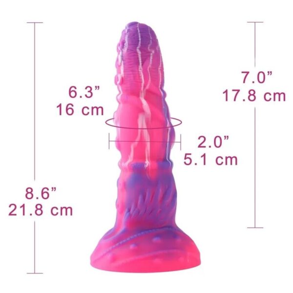 Силіконовий дилдо Hismith Silicone Tentacle Dildo Monster Series - Зображення 2