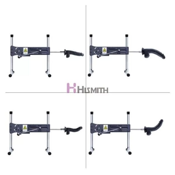 Силіконовий дилдо Hismith 8.3" Silicone Dildo Black - Зображення 4