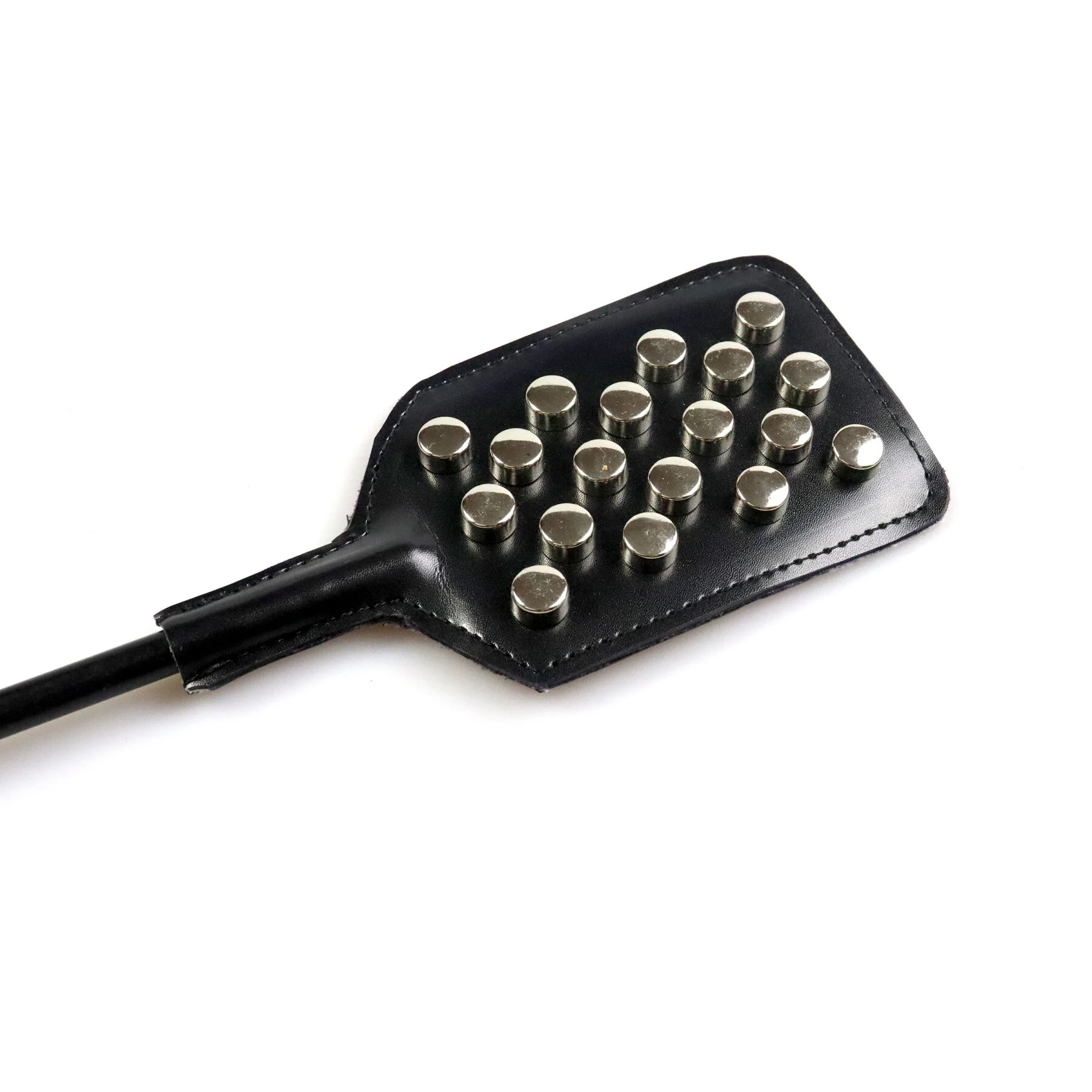 Стек з металевими гвинтами Art of Sex - Biotrix, екокожа, колір чорний - Зображення 4