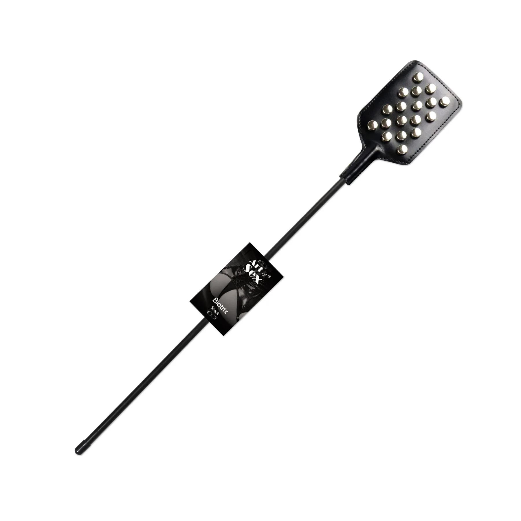 Стек з металевими гвинтами Art of Sex - Biotrix, екокожа, колір чорний - Зображення 6