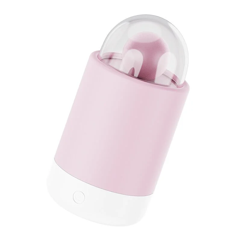 Вібратор-цукерка на паличці KISSTOY Pink Pop, зарядний кейс-нічник, 10 режимів вібрації - Зображення 3