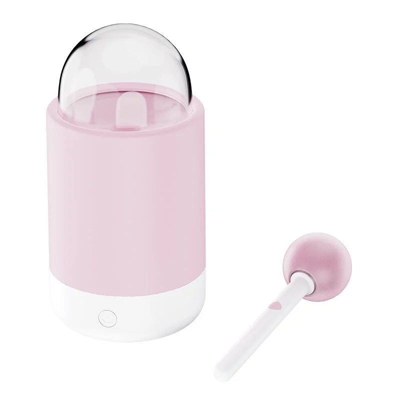 Вібратор-цукерка на паличці KISSTOY Pink Pop, зарядний кейс-нічник, 10 режимів вібрації - Зображення 2