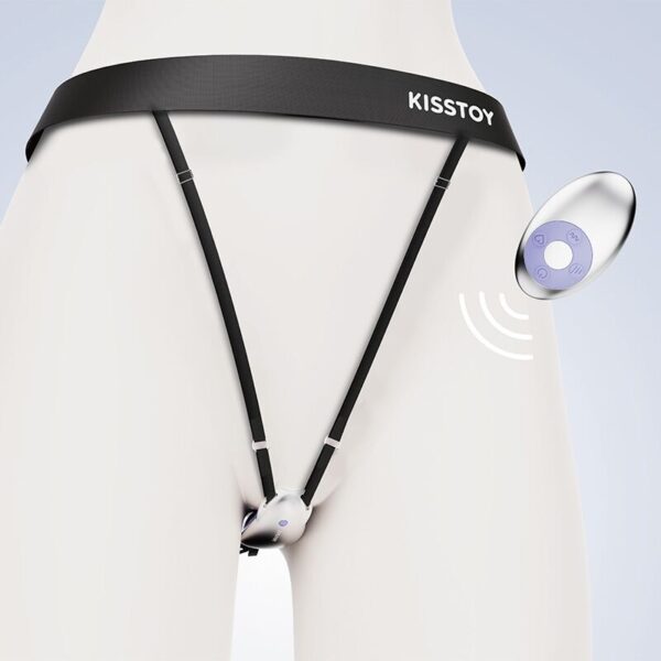 Вібратор у трусики KISSTOY Viosecret, пояс для фіксації та пульт ДК у комплекті - Зображення 4