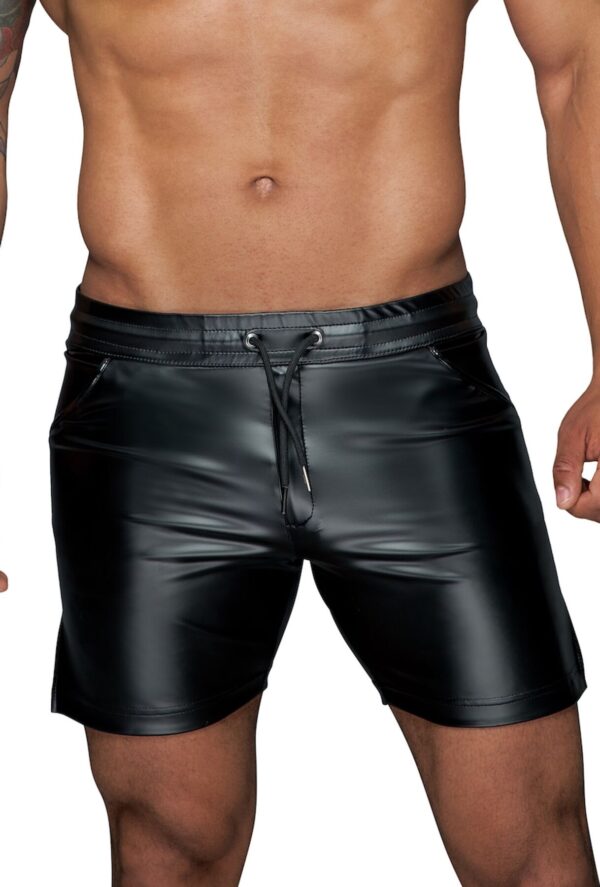 Чоловічі шорти Noir Handmade H061 Powerwetlook shorts - M - Зображення 2