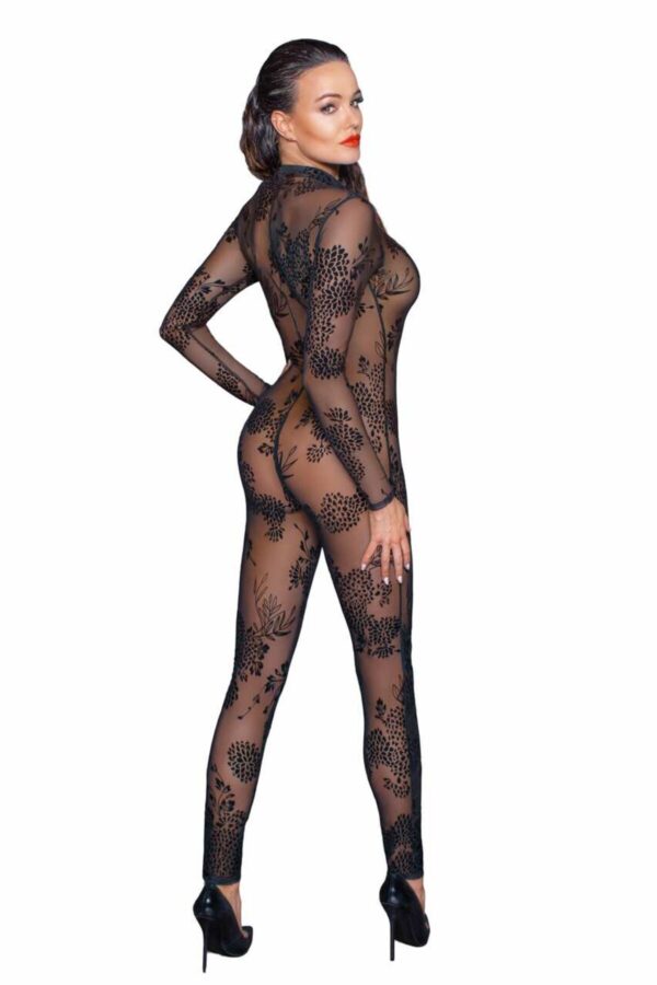 Бодістокінг Noir Handmade F237 Long tulle overall - M - Зображення 2