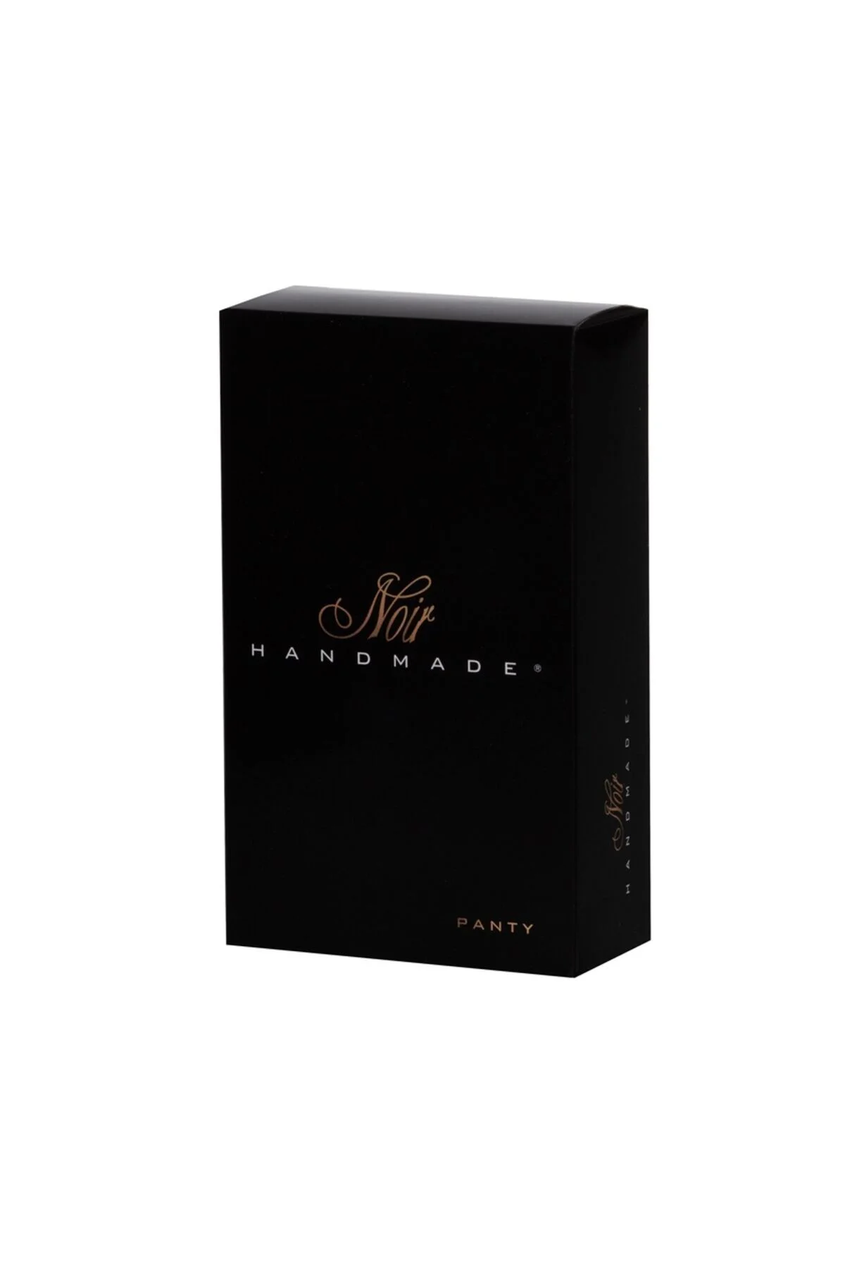 Трусики Noir Handmade P008 Powerwetlook panty with gold clasp - L - Зображення 6