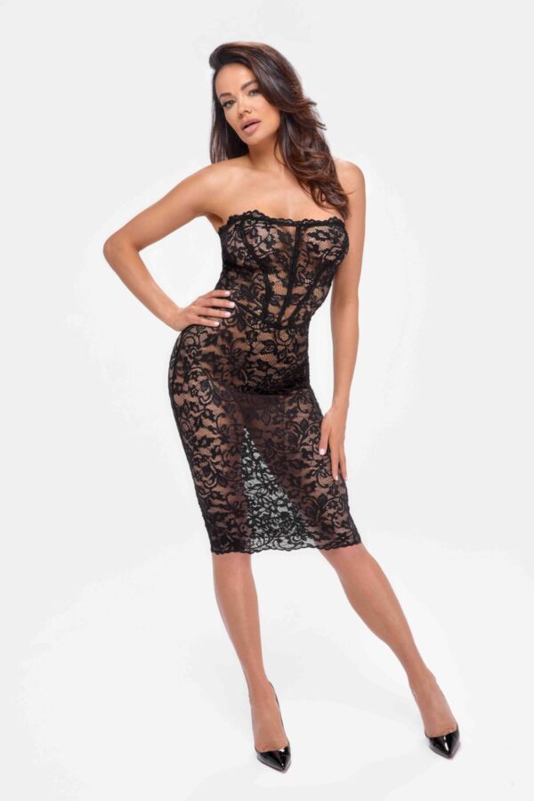 Сукня Noir Handmade F301 Catalyst lace up midi dress - XL - Зображення 3