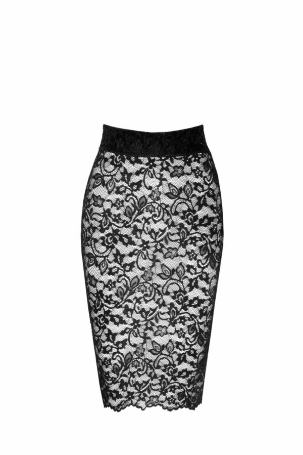 Спідниця Noir Handmade F302 Ambivalence lace up midi skirt - 3XL - Зображення 6