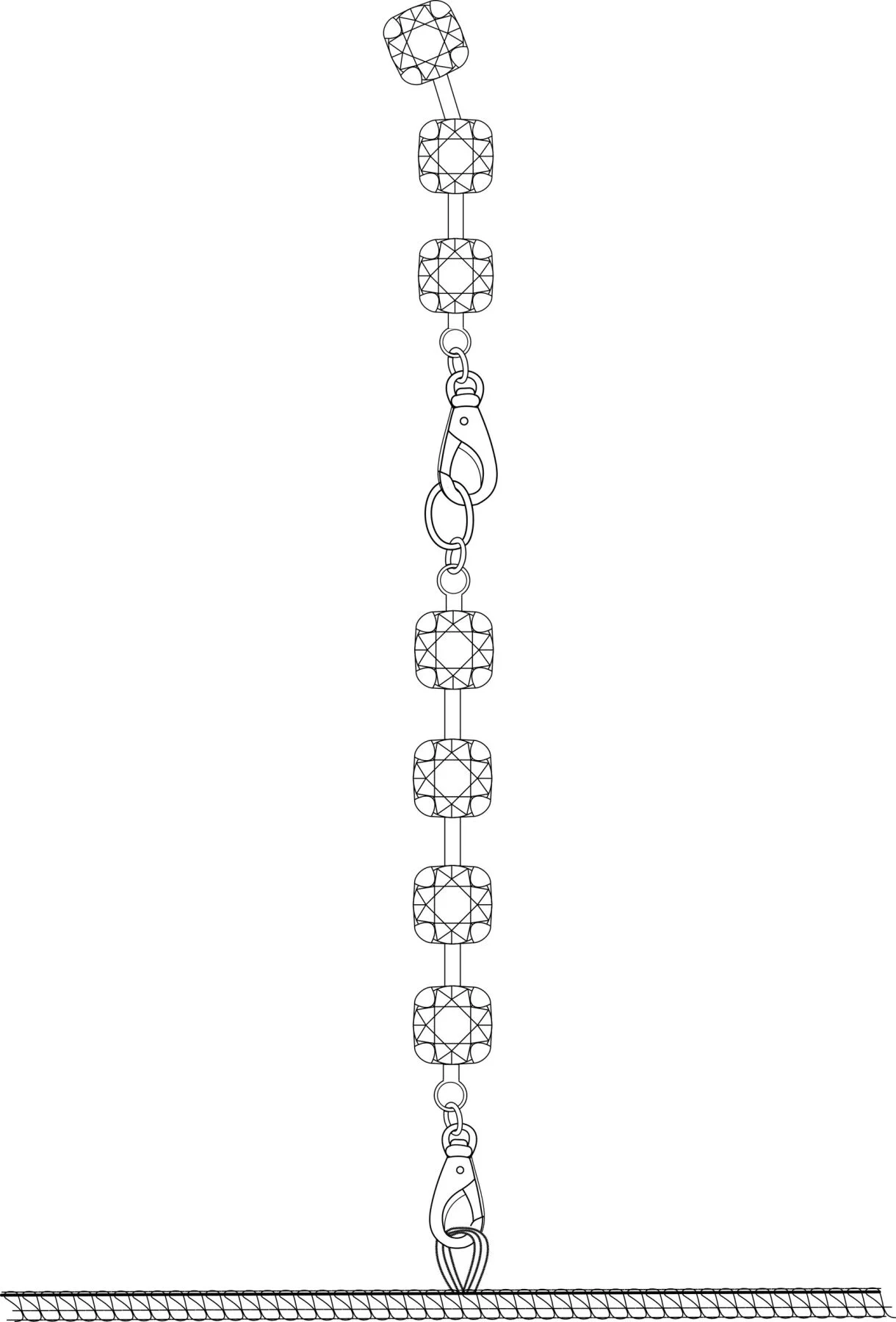 Сукня Noir Handmade F307 Mirage wetlook mini dress with jewelry rhinestone chain - S - Зображення 6