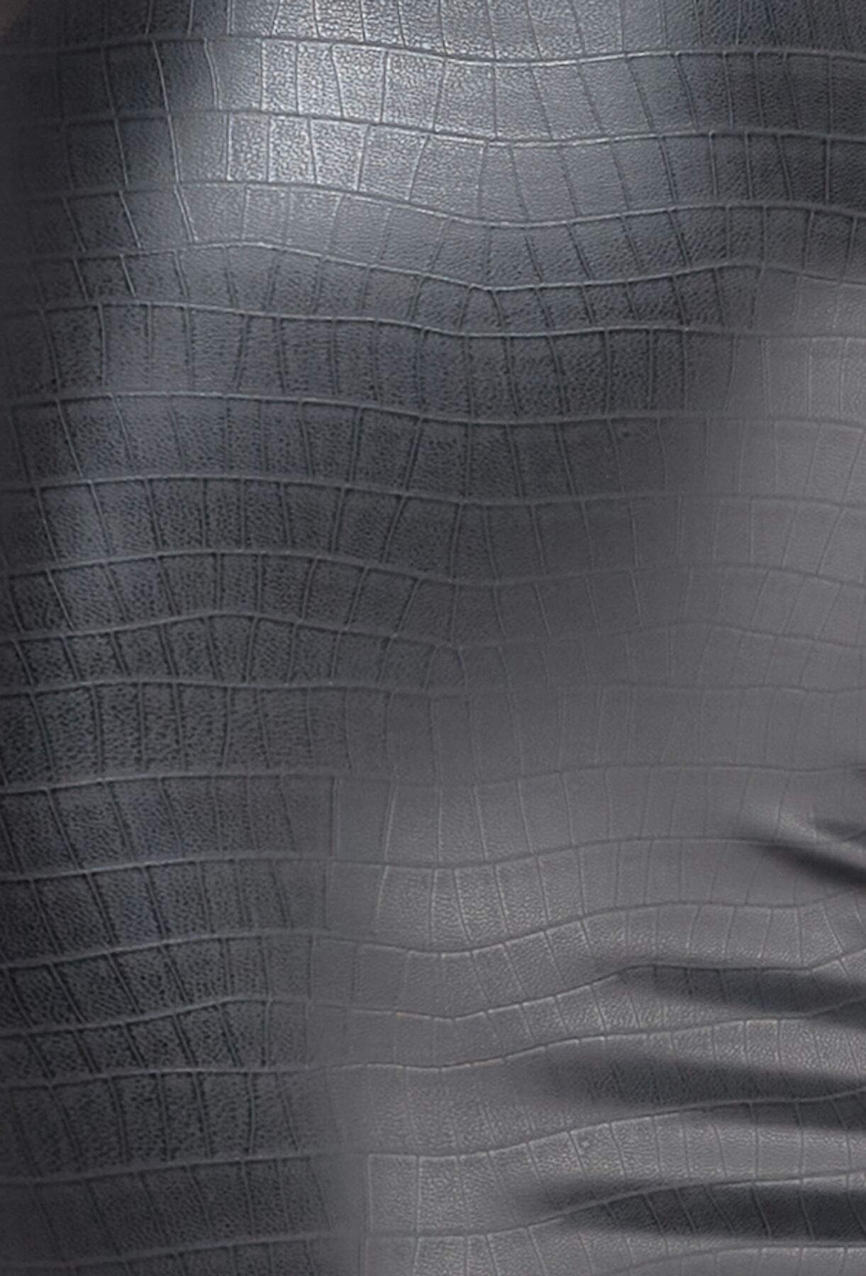 Трусики Noir Handmade P012 Wild crocodile wetlook thong with double opening - 3XL - Зображення 4